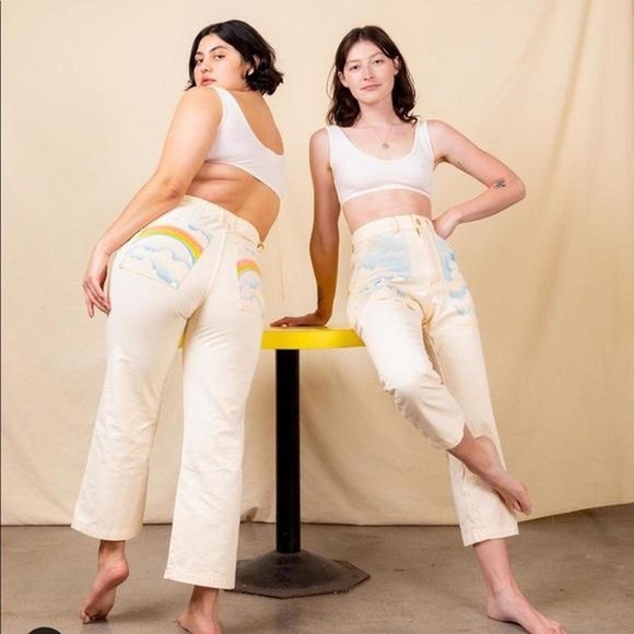 Big Bud Press Limited Summer Dream Airbrush Work Pants 🌈 - Picture 1 of 7